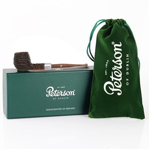Peterson Pipes Derry Rusticated 85 - Straight Apple Shaping, Army