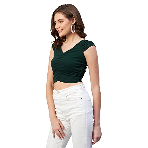 Image of Marie Claire Women's Solid Slim Fit Blouse