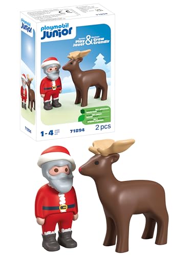 Playmobil Weihnachten Krippe 20 PLAYMOBIL Junior Weihnachtsmann und Rentier 71894