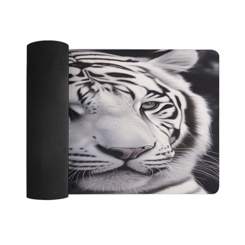 Pad Mouse Grande VstaDank White Tiger con Base Antideslizante miniatura 3