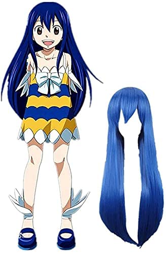 HGLLL Christmas Anime Cosplay Wig for Fairy Tail Mavis Vermilion, Halloween, Carnival Party, Carniva