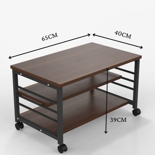 Image of InnoFur Meleti Low-Type Floor Sitting Table, Multi-Utility Desk, Study, Laptop for Home and Office (Beige, 65x40CM, Metal)