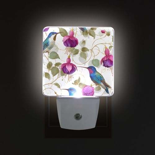 Lámpara de noche con sensor y luz LED diseño colibrí miniatura 2
