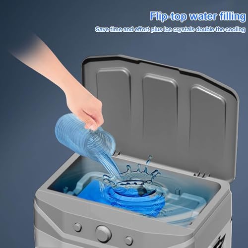 Climatiseur portable robuste avec grand réservoir de 20L pour commerce
