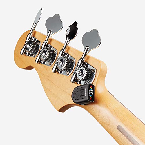 Image of D'Addario Accessories Guitar Tuner - Micro Headstock Tuner - Tuner for Acoustic Guitar, Electric Guitar, Bass Guitar, Mandolin, Banjo, Ukelele - Compact & Discrete - Clip Free - 1 Pack