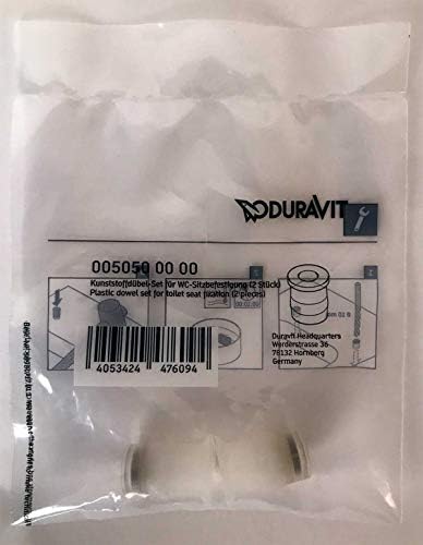 Duravit Dowel For Toilet Seat Fixing White Transparent 2 5 X 2 X 2 Cm Amazon De Kuche Haushalt