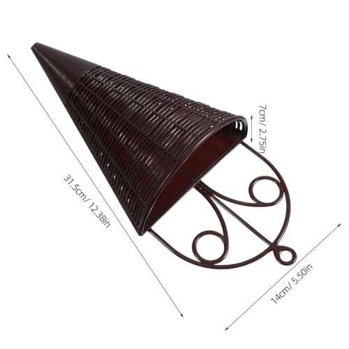 3Pcs Orchid Hanging Baskets, Rustic Wall Planters, Brown Woven Pp Material, for Flowers and Greenery, Home Decor, 12.4 X 5.5 X 2.8 Inches 5 3Pcs Orchid Hanging Baskets, Rustic Wall Planters, Brown Woven Pp Material, for Flowers and Greenery, Home Decor, 12.4 X 5.5 X 2.8 Inches - Image 5