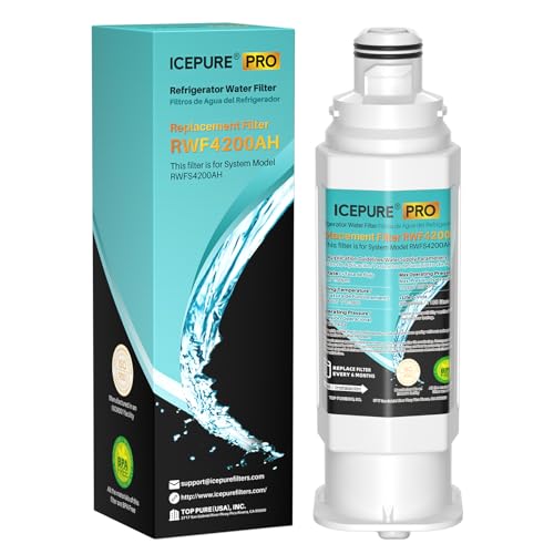Image of ICEPURE PRO DA97-17376B Refrigerator Water Filter Replacement for Samsung HAF-QIN /EXP, HAF-QIN, RS27T5200SR WS645A RS22T5201SR RF28R7201SR RF32CG5400SR RF27CG5400SR DA97-08006C WD-F45 RWF4200AH, 1PACK