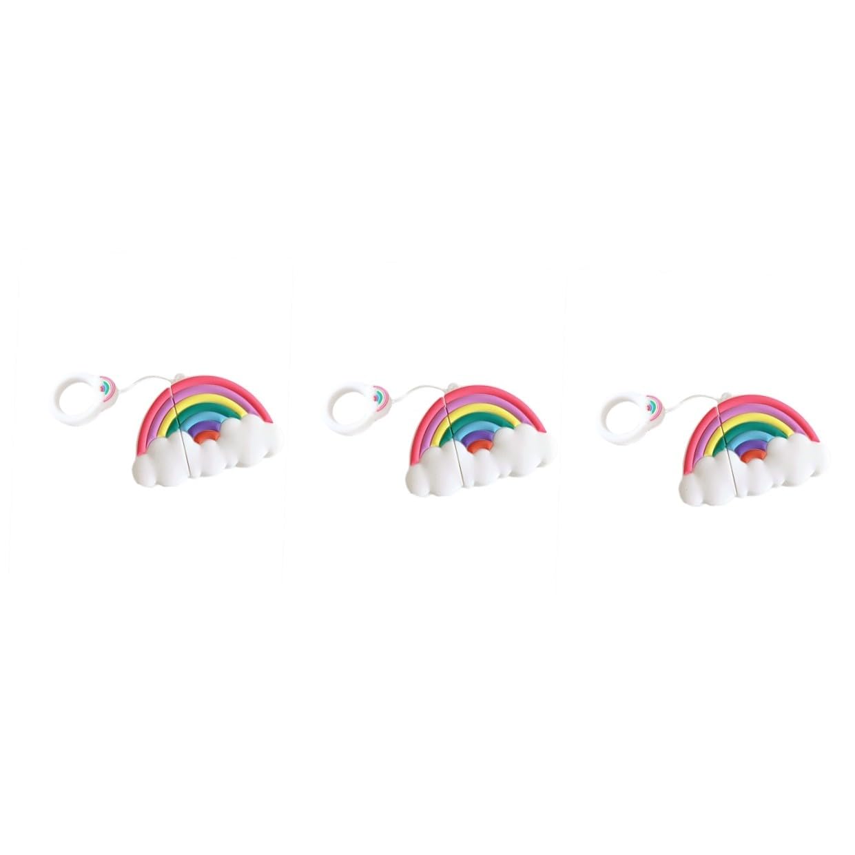Angoily 3 Piezas Cubierta De Auriculares Inalámbricos Caminando Funda Protectora De Auriculares para 3 Moda Sin Cubierta Caparazón Senderismo Cubrir Las Nubes Estuche Protector Profesional