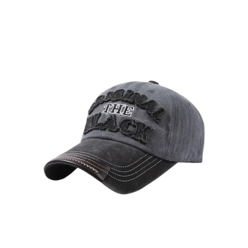 Image of Men's Cotton Baseball Cap, Adjustable Back Closure, Unisex, Casual Style, for Outdoor Lifestyle
