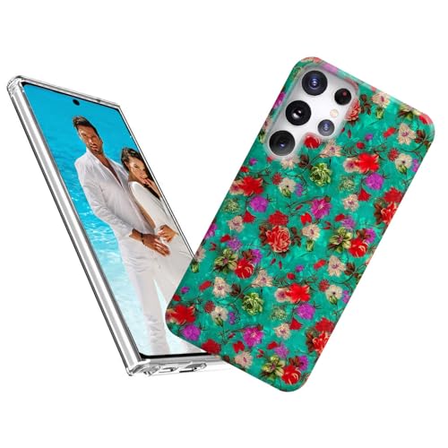 Coque Samsung S23 Ultra pour femme en TPU souple à paillettes nacre