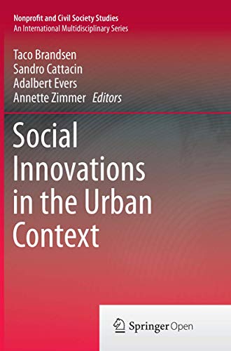 Social Innovations in the Urban Context (Nonprofit and Civil Society Studies)