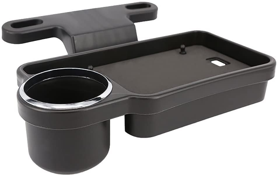 Image of Oshotto (FT-04) Foldable Car Auto Headrest Rear Back Seat Table Drink Food Cup Tray Holder Compatible with Skoda KUSHAQ