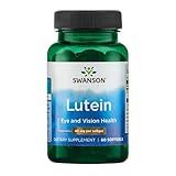 Swanson Lutein Eye Vision Retina Macula Health Supplement 40 mg 60 Softgels Sgels