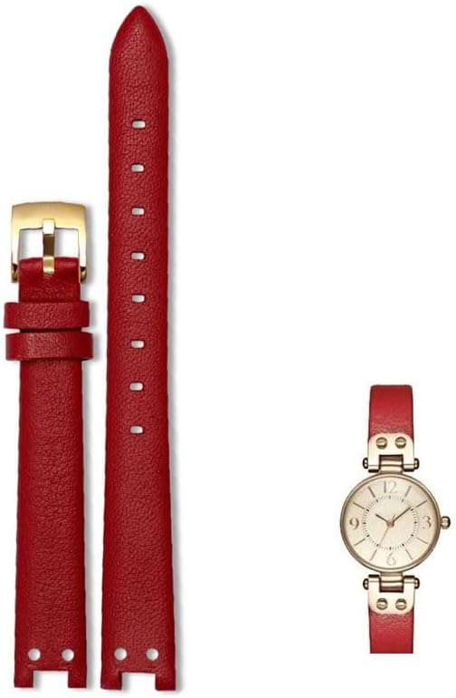 Leather Strap For Anne Klein Notch Girl Small Shield Retro Soft Comfortable Watch Band Accessories for AK
