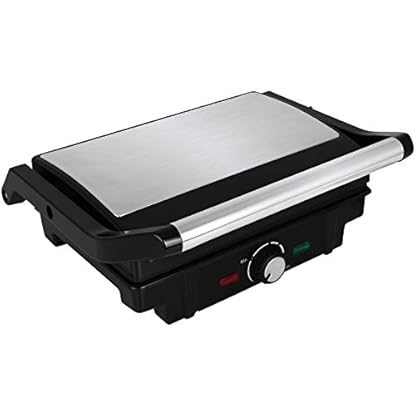 Kontaktgrill 1600W Tischgrill elektrisch Elektrogrill Balkon Partygrill Sandwichtoaster Gartengrill Elektro Grill… – Bild 3