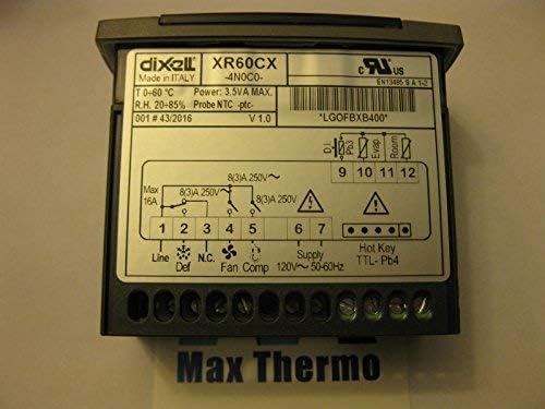 DIXELL XR60CX-4N0C0 Refrigeration Controller wiring diagram