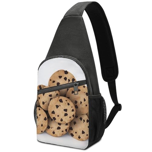 Mochila tipo sling para deporte y senderismo color blanco