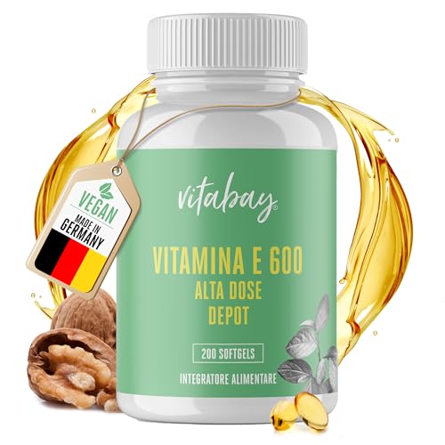 Vitabay Vitamina E Capsule Vegane 600 UI