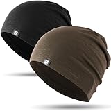 Justrideon 2 Pack Slouchy Beanie for Men & Women,...