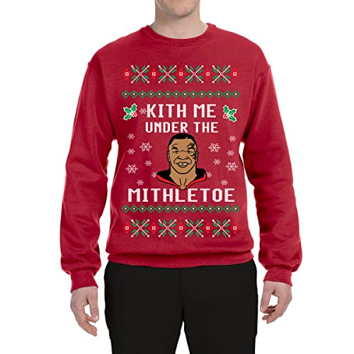 Wild Bobby Kith Me Under The Mithletoe Lisp Ugly Christmas Sweater Unisex Crewneck Graphic Sweatshirt3