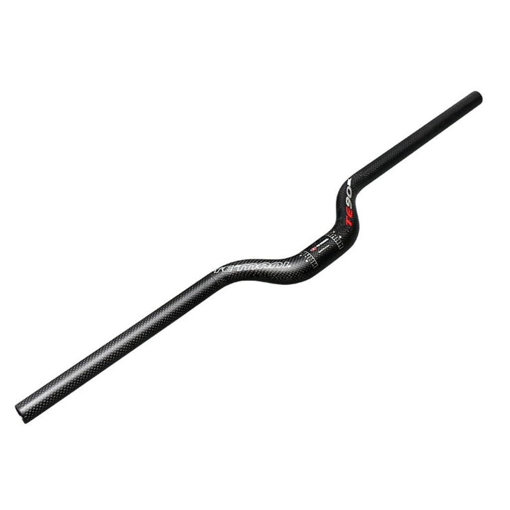 FukkeR Vélo VTT Riser Guidon 25.4mm Guidolines de Montagne en Fibre de Carbone 580/600/620/640/660/680/700/720/740mm Barre for DH XC AM FR Rise 50mm(720mm)