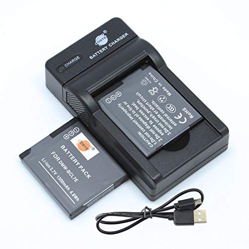 Batería DMW-BCL7E DSTE con cargador Micro USB para cámaras Lumix DMC-SZ3 y SZ9