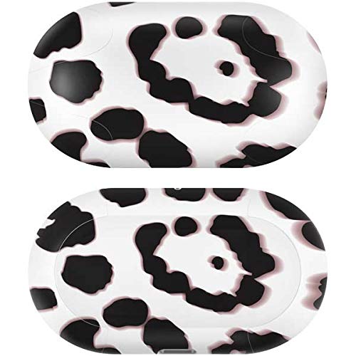 Skinit Decal Audio Skin Compatible with Galaxy Buds+ - Officially Licensed Skinit Originally Designed B&W Leopard Design