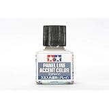 Tamiya America, Inc Panel Line Accent Color, 40ml Grey, TAM87133
