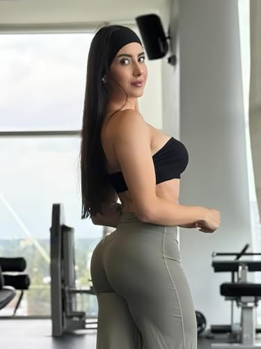 YEOREO Strapless Bandeau Sports Bra for Workout Seamless Tube Top Gym Padded Wireless Bra2