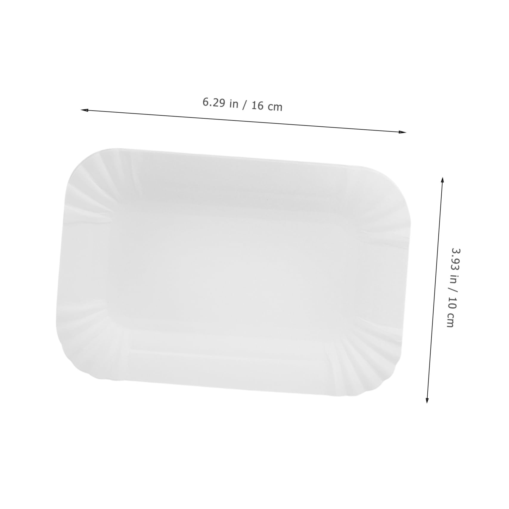 Ipetboom Disposible Cake Knife Fork Tray Set 50pcs Paper Plates Heavy Duty Plastic Cutlery for Birthday Banquet Random Color