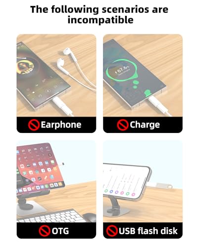 Adaptador Lightning a USB C para Apple Pencil 1ª generación con conector de carga de iPad Pro 6