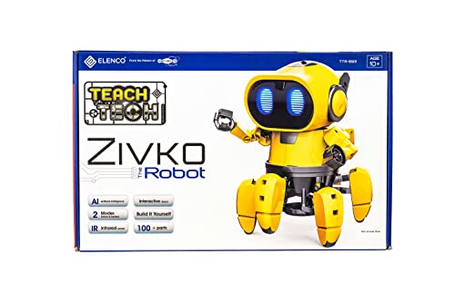 image for Elenco Teach Tech “Zivko The Robot”, Interactive A/I Capable Robot