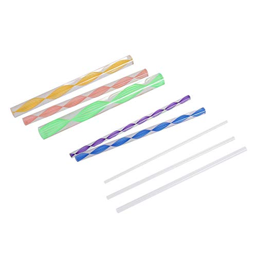 Sabahz Trading 8pcs Dotting Rods Acrylic Twist Sticks Wax Pencil Manicure Nail Art Tool,Mandala Art,Ceramic and Pottery Art - Image 3