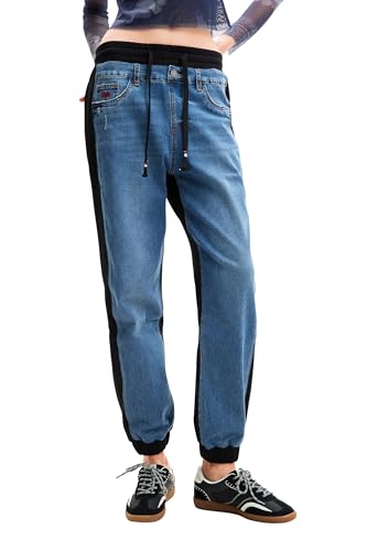 Desigual Women's Contrast Jogger Jeans