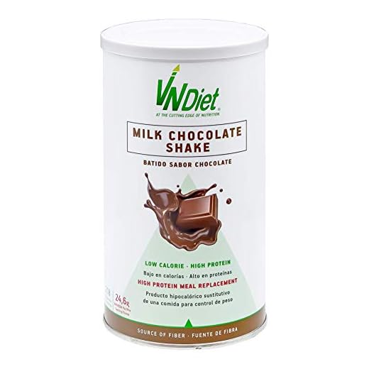 VNDiet - Batido Sustitutivo de Comida para Dieta | Batido para Adelgazar con Proteínas, Reemplazo Comida, Muy Saciante, Bebida Dietética para Adelgazar Rápido, 490gr, Sabor Chocolate