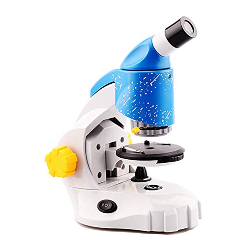 Kids Beginner Microscope,can Directly Observe Objects, Observe Specimens, ABS Material, 1.6-8X Focusing Rod, Continuous Zoom, Can Be Connected to Mobile Phones, Suitable for 5-12 Years Old