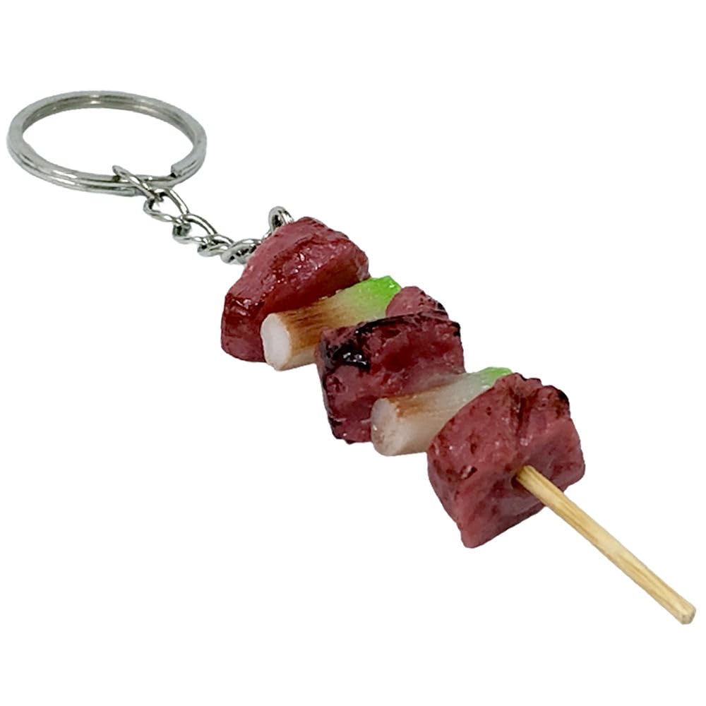 Amazon.co.jp: 食品サンプルキーホルダー 焼き鳥 面白 キーホルダー 
