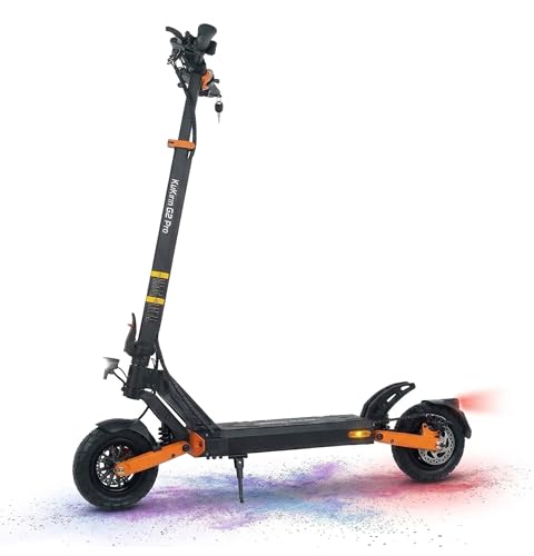 KuKirin G2 P VMP Patinete Eléctrico para Adultos Homologado DGT, 500W, 25 km/h, hasta 65 km, Plegable, Doble Suspensión, Frenos de Disco, Neumáticos de Vacío de 9'