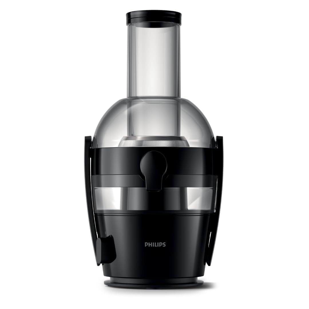 Philips Licuadora Viva Collection – 800W de potencia, Tecnología QuickClean, Tubo de entrada XL 75mm, Capacidad de 2L, Sistema antigoteo, Fácil de montar y limpiar (HR1856/70)