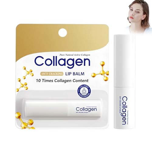 Wonsters Baume à lèvres au collagène, Baume à lèvres hydratant au collagène,Huile hydratante pour les lèvres, Soin naturel des lèvres lipstick