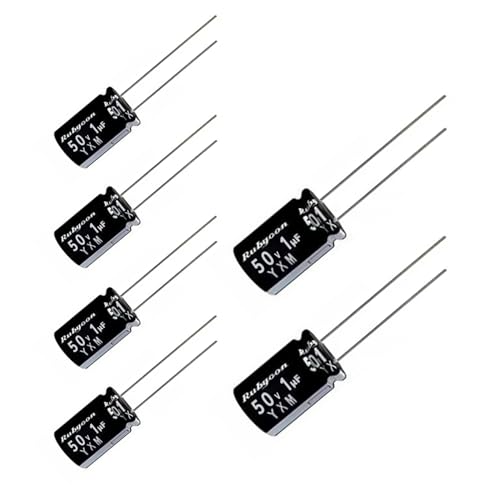 Rubycon condensateur 50V 1uf YXM haute température 105°C pour filtrage audio stable