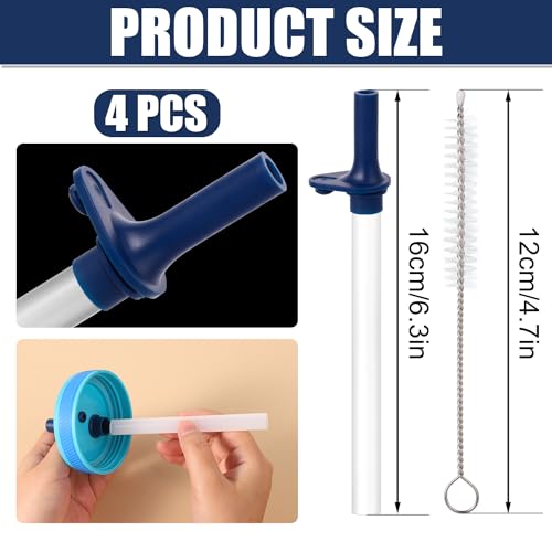 Repuestos de pitillos con válvula x4 para niños miniatura 2