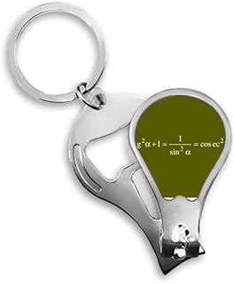 Conversion Mathematical Formula Expressions Calculations Fingernail Clipper Cutter Opener Key Chain Scissor