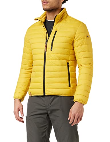 Preisvergleich Produktbild camel active Herren Jacke Leichte Steppjacke Ohne Kapuze, Gelb, 52