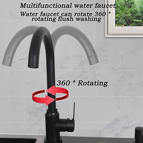 Laundry Cabinet With Faucet Utility Sink Single Bowl Stainless Steel Commercial Kitchen Prep Table Cleaning Station Washing Hand Basin With 1 Storage Compartment For Utility Room, Kitchen, Bathroom ( #TOP5