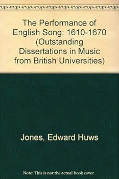 Hardcover PERFORMANCE OF ENG SONG (Outstanding Dissertations in Music from British Universities) Book