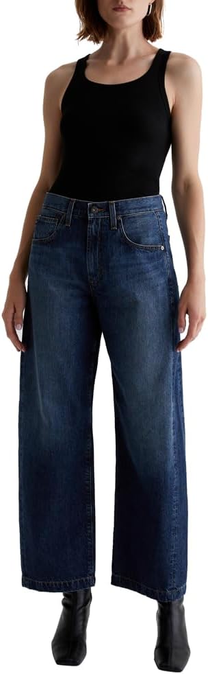 AG Adriano Goldschmied Womens Hattie High Rise Barrel