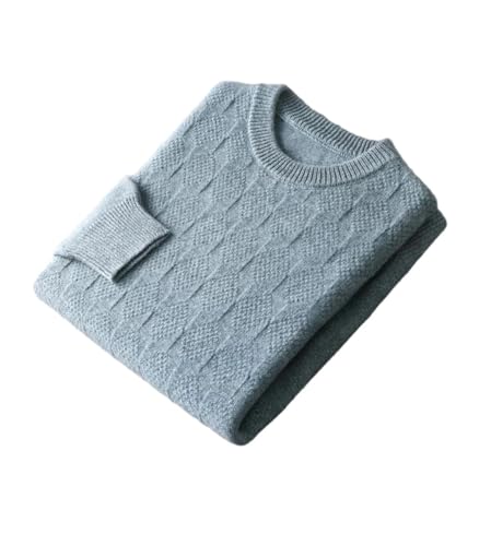 Men's Pullover Sweaters Long Sleeve O-Neck Casual Solid Color Warm Knitted Sweater Pullovers