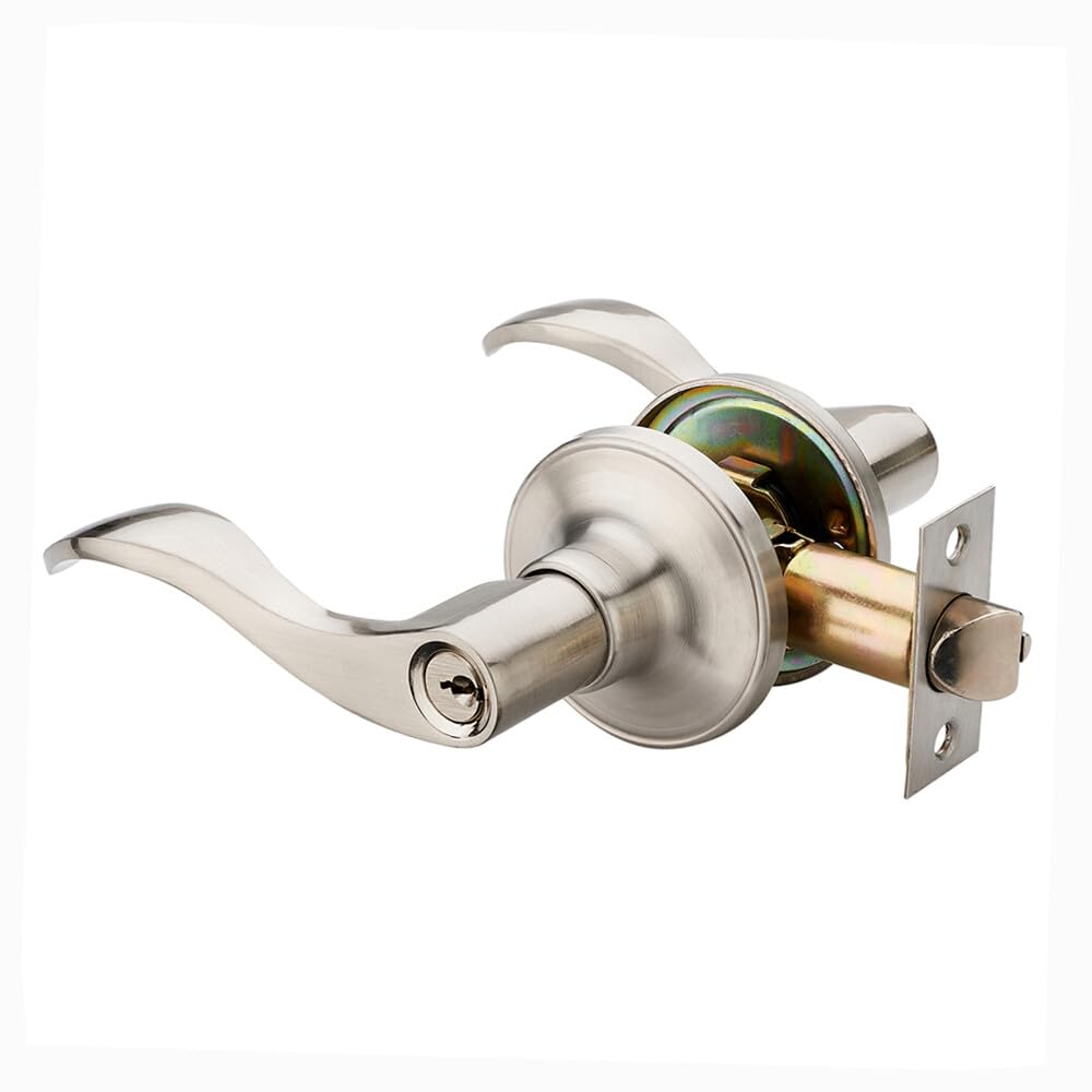Wave Lever Keyed Entry Door Lock/Door Knob Hardware Knob Lever and